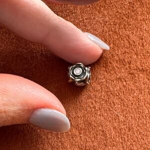Authentic Pandora Rose Petals sterling Silver Charm